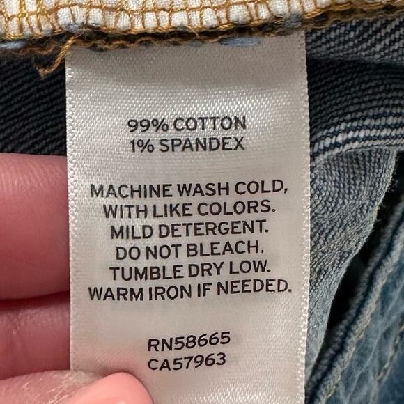 NWT | BP | Rolled Hem Denim Shorts | Blue | Size 25 - Picture 8 of 13